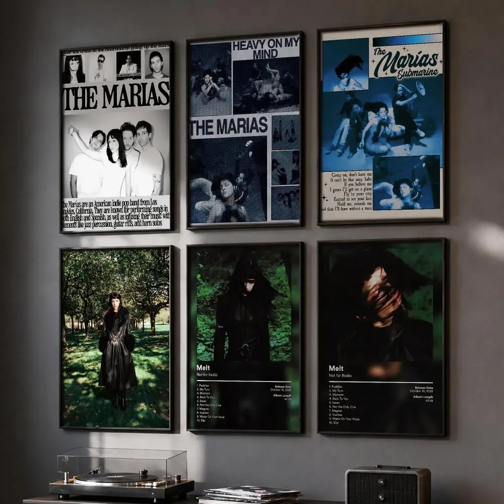 R-Radio Maria Zardoya Rapper Album Poster HD Wall Art Wall Stickers Home Living Room Bedroom Bar Office Decor Prints
