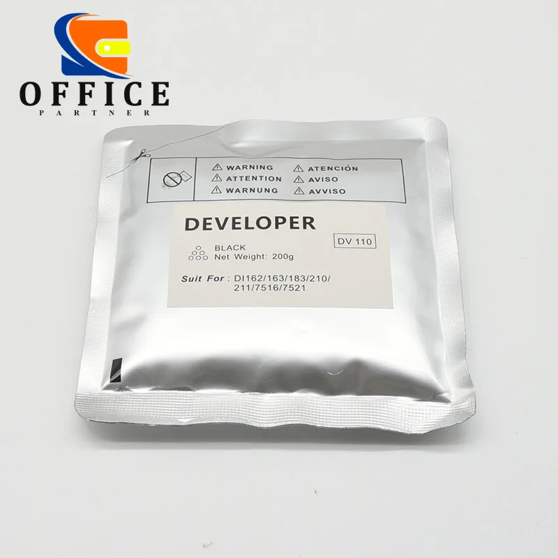 200g/bag DV110 Developer Powder For Konica Minolta Bizhub Di162 162 210 7521 211 163 183 7516 152 183 1611 210 163 DI181 EP105