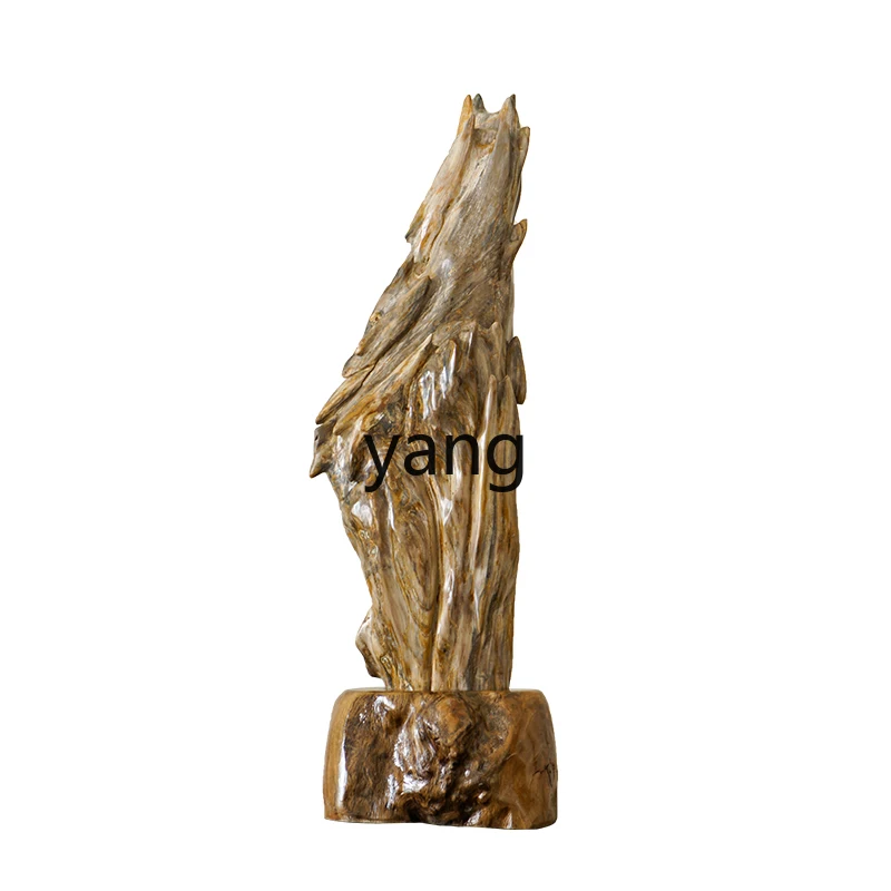 Lhh new Chinese home decoration natural tree jade ornaments housewarming new home