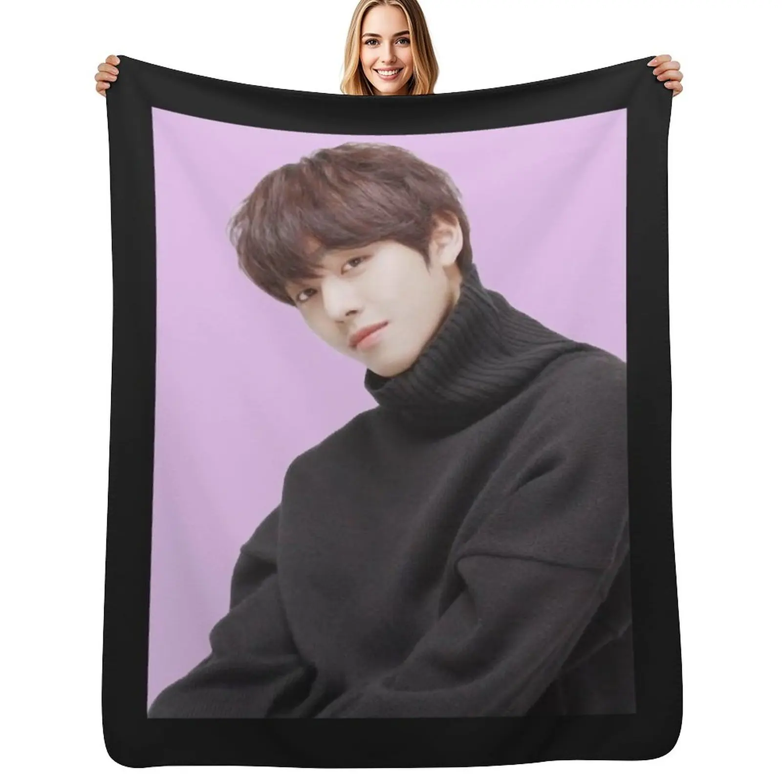 

Ahn hyo seop Greeting Card Throw Blanket Warm Throw Blanket Gift for Anniversary