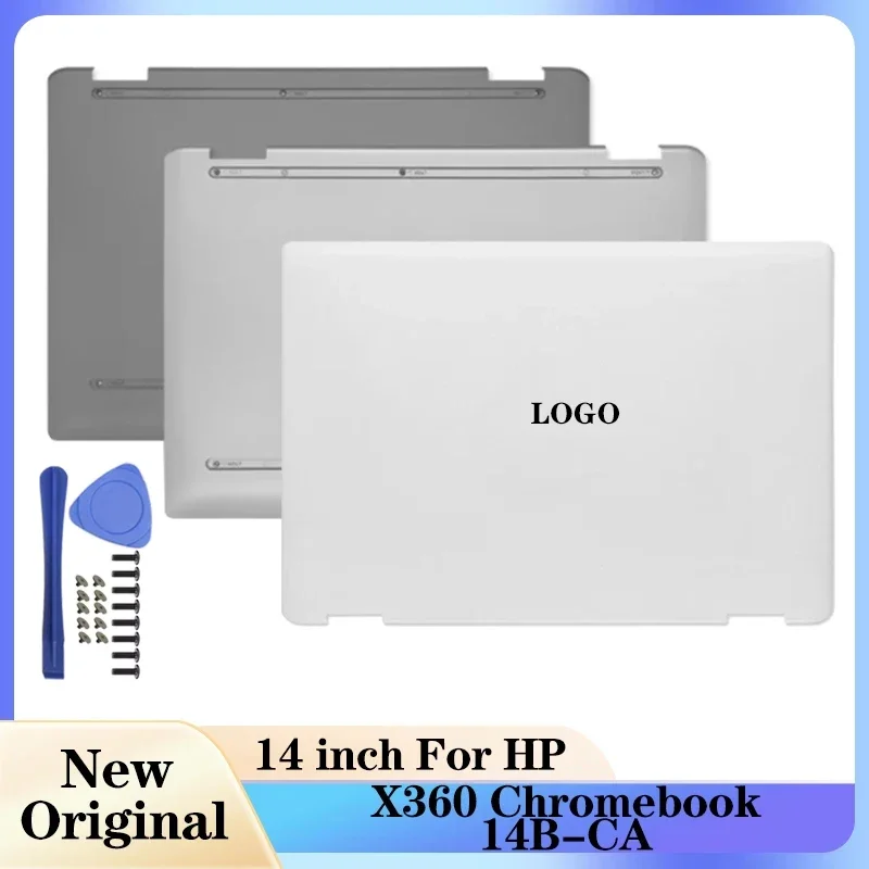 

Новый чехол для ноутбука 14 дюймов HP X360 Chromebook 14B-CA 14B-CA0061WM, ЖК-экран для ноутбука, задняя крышка/нижняя часть, аксессуары для ноутбука
