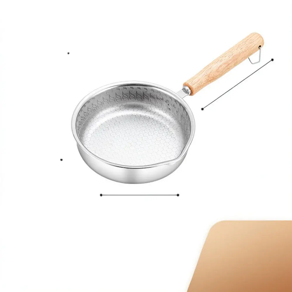 316 Stainless Steel Honeycomb Skillet Nonstick Frying Pan Professional Kitchenware For Gas Electric Stovetop Cooking Tool