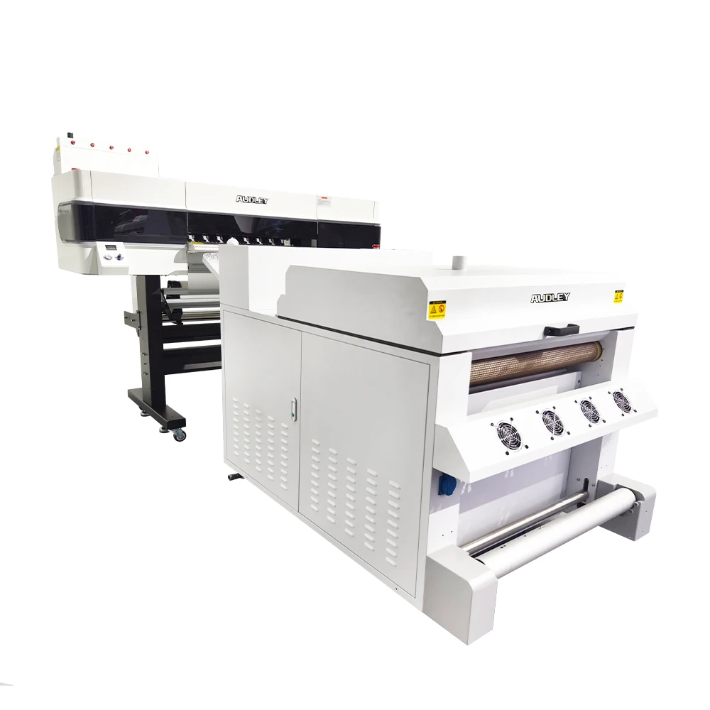 

Hot Sale New 24 Inch DTF Printer Dual I3200 Or 4 Heads Roll To Roll Pet Film DTF Printing Machine With 60cm DTF Powder Shaker