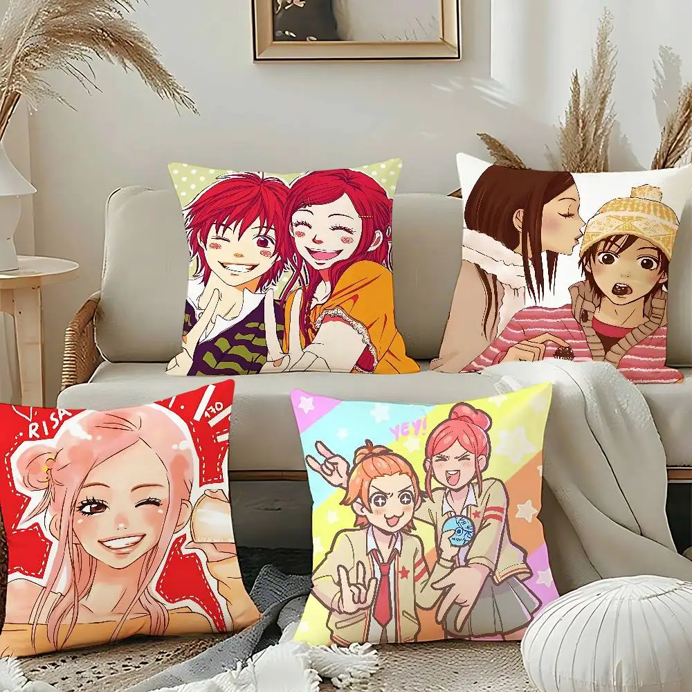Anime Lovely Complex Throw Pillow Covers Pattern Cushion Cover Suitable For Sofa Bedroom Car Pillow Cover