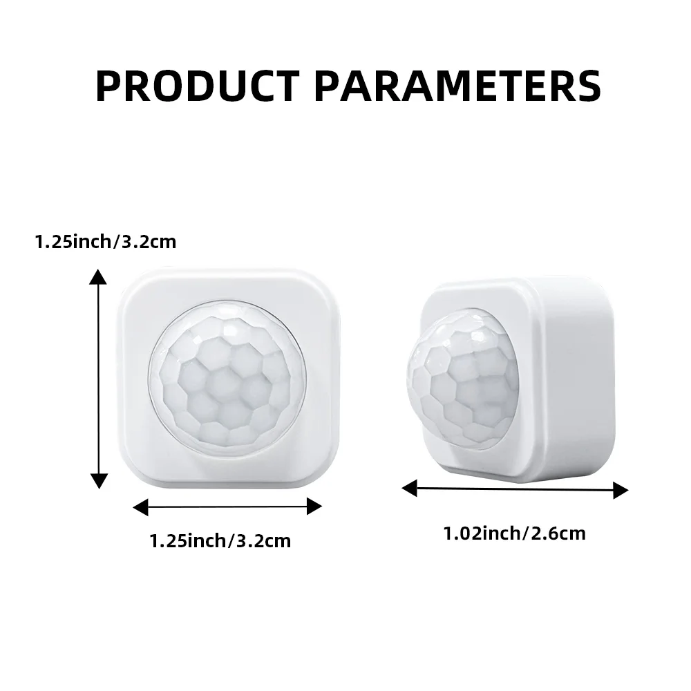 ONENUO Zigbee Human PIR Motion Sensor Detector Security Smart Life Tuya Zigbee Movement PIR Detector Needs Zigbee Gateway/Hub