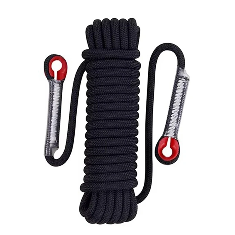 12Mm Safety-Life Rope Climbing-Rope Static Rock Mountaineering Rope Outdoor Survival Fire Escape Car Rescue