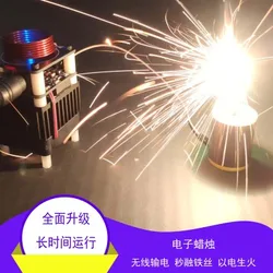 Tesla Coil HFSSTC Electronic Candle High Frequency Plasma Flame Teaching Demonstration DIY Handmade (standard edition)