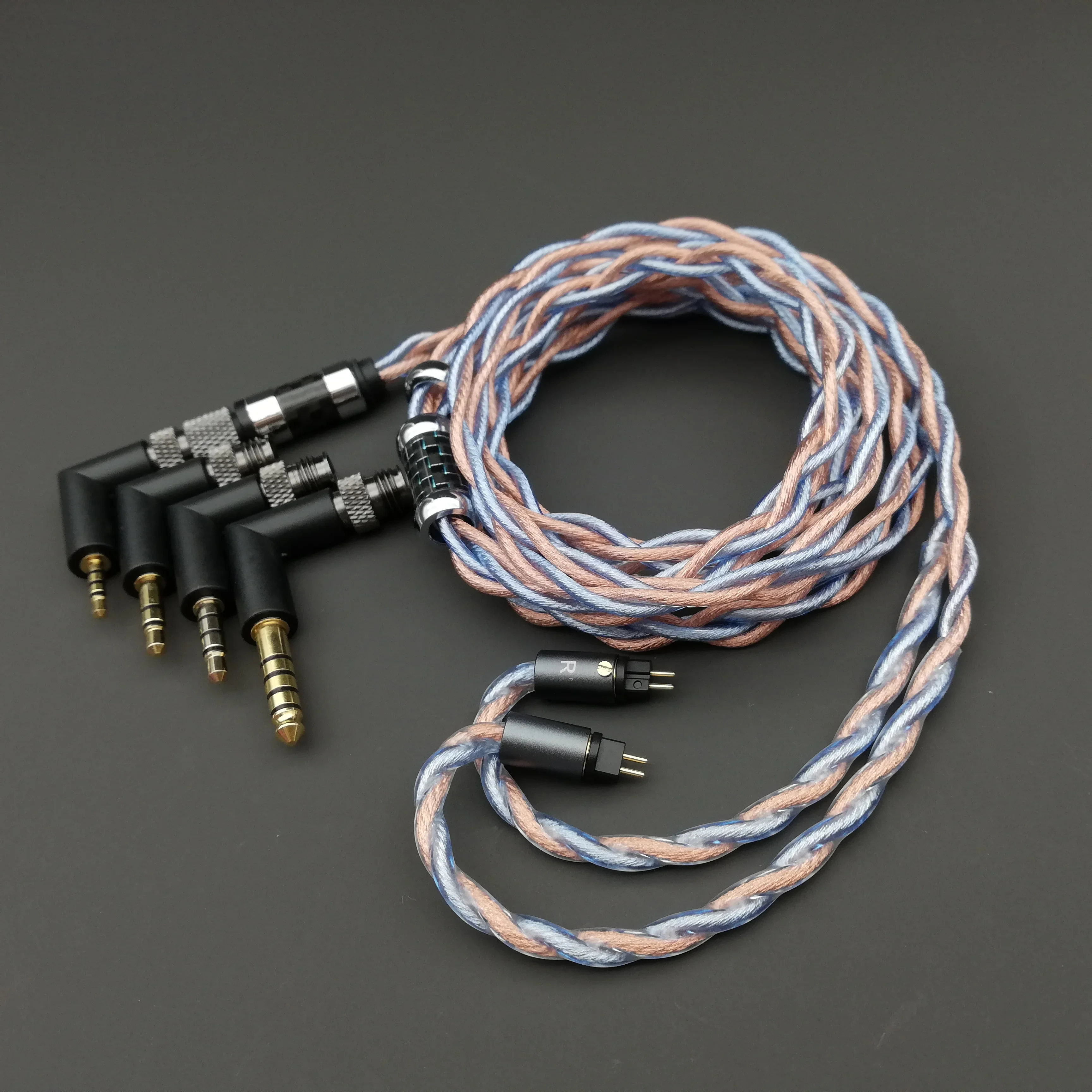 

HIFI OCC Earphone Cable Graphene Modular Plug 7N OCC Silver Plated Cable For 0.78pin MMCX IE300/900 SPC Iem Cable