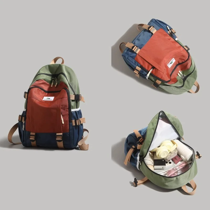 2026 New Women's Travel Backpack Fashion High Quality Student Backpack Outdoor Sports Multi Functional Men's Storage Backpack
