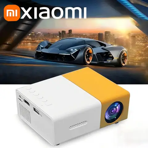Xiaomi YG300 Mini LED portátil versión mejorada compatible con HDMI Audio 3D reproductor multimedia para el hogar Beamer cine proyector de vídeo LED