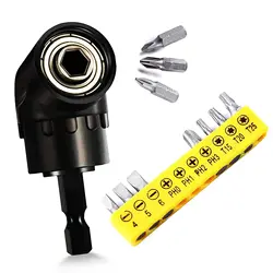 SenNan 105 Degree Turning Screwdriver Jjoint Electric Drill Corner Attachment Extension Sleeve Screwdriver Head Tool Hand Tools