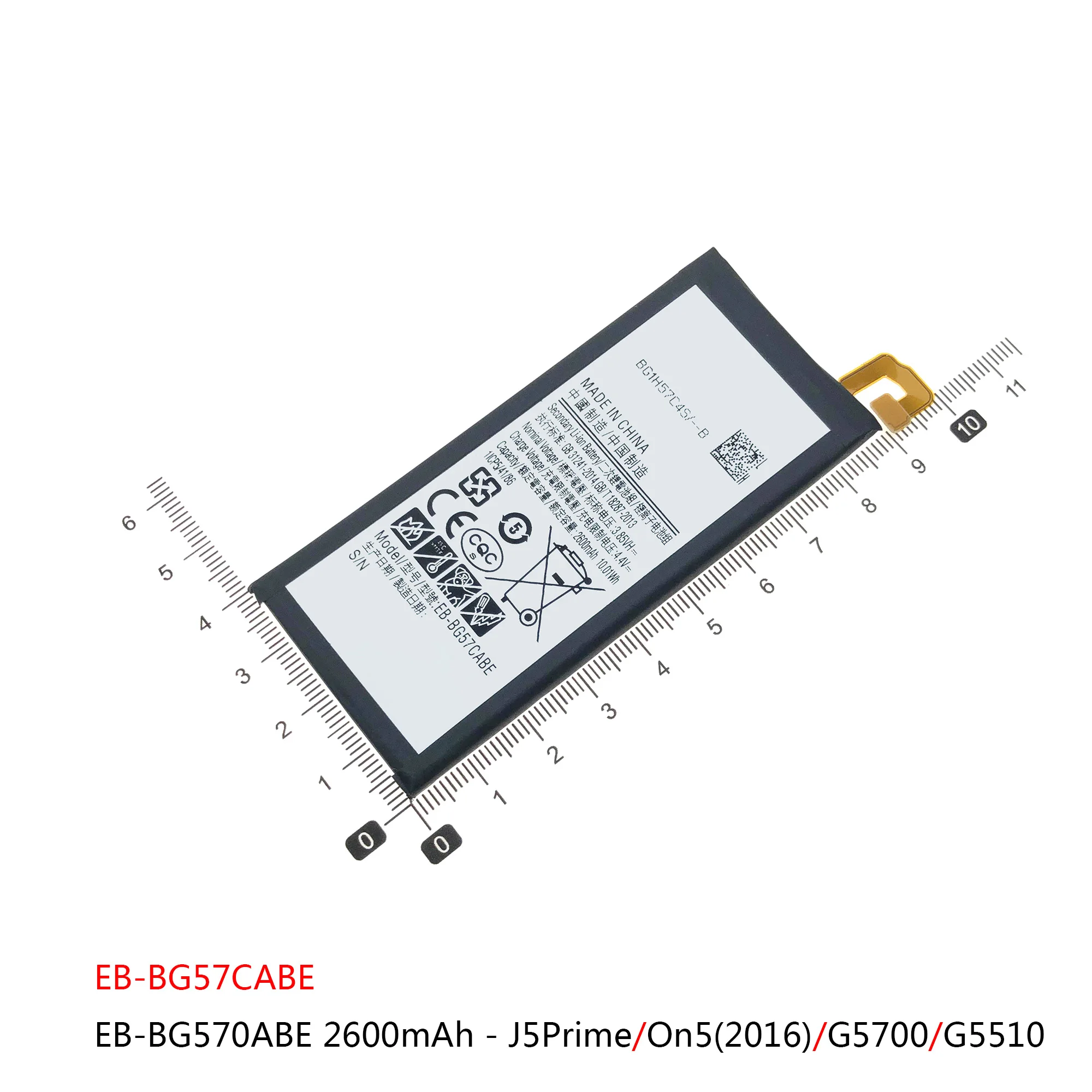 EB-BG570ABE Battery For Samsung J5 Prime On5 J3 J330 J5Pro J530 J730 J7+ Plus C8 Batteries BJ330 BJ530 BJ731 Repair Parts