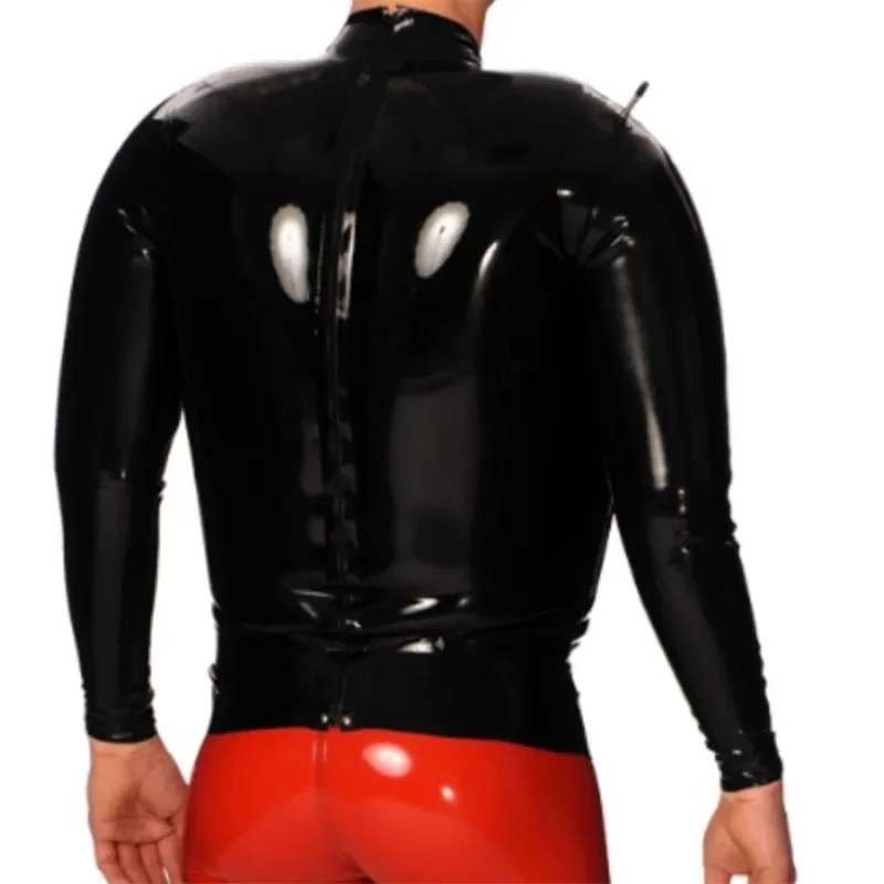 Latex 100% Rubber Tops Double Layer Material Special Shiny High Quality Handmade Customize Skin-friendly Size XS-XXL