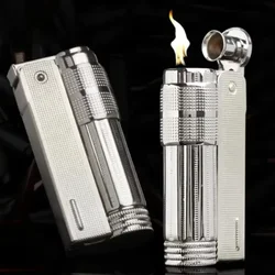 Original IMCO Lighter Old Gasoline Flint Lighter Windproof Stainless Steel Cigarette Petrol Oil Lighter Inflated Gadgets Man