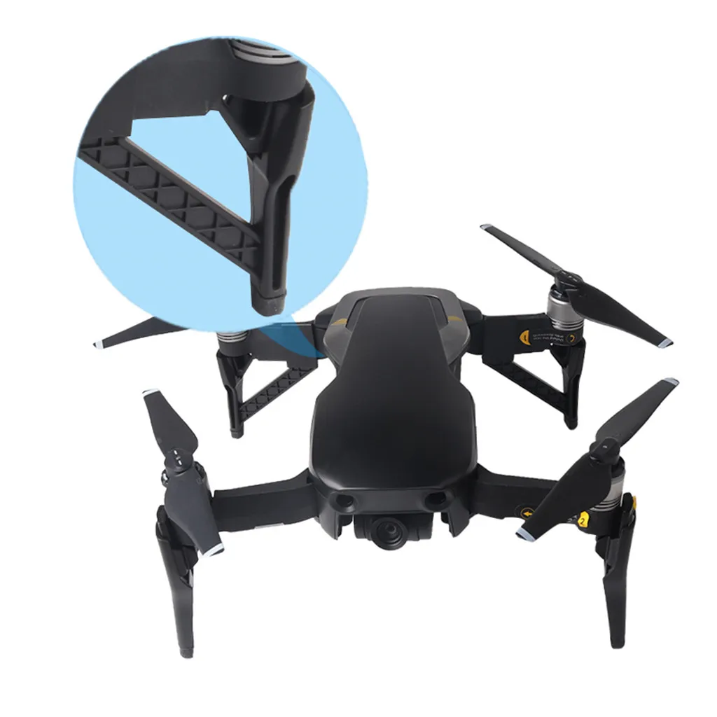 dji-mavic-air用、伸縮式着陸脚と衝撃吸収機能を備えた、安定性を高めたrcヘリコプター用着陸装置キット。
