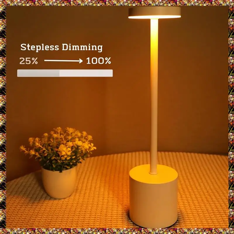 BTCL Simple LED recargable lámpara de mesa táctil lámpara de ambiente de noche Bar decoración al aire libre luz nocturna