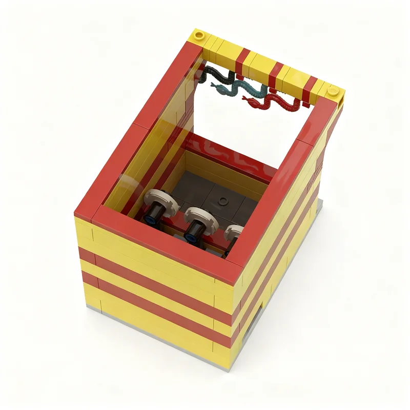 141 個 MOC ターゲット投げ遊園地ゲームクリエイターモデルビルディングクリスマスギフトブロック建築おもちゃクリエイティブアイデア