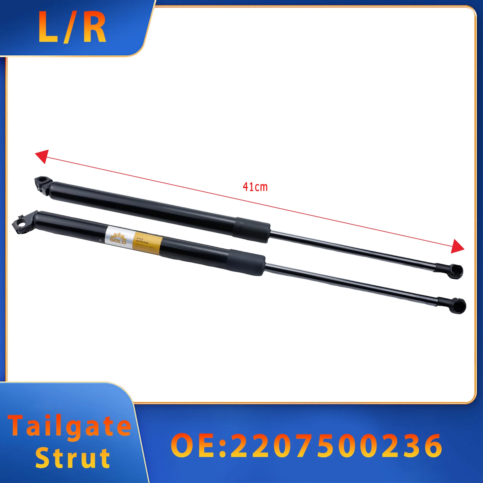 Tailgate Strut For BENZ S280 S320 S350 S400 S500 S55 S600 S65 1998-2006 2.8L 3.2L 3.7L 4.0T 4.3L 5.4T 5.5T 5.8L 6.0T 2207500236