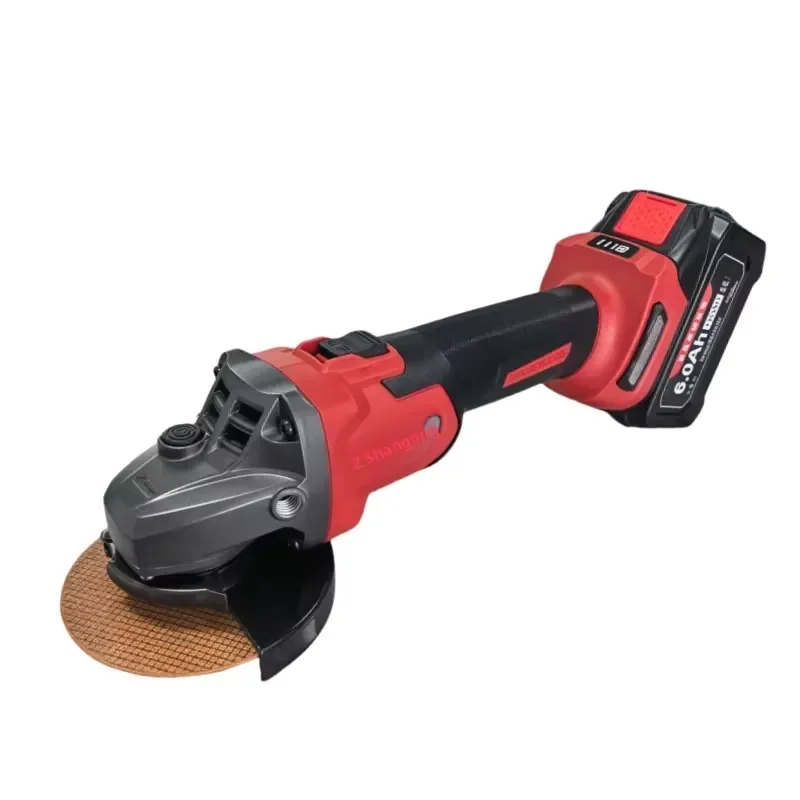 Cordless Angle Grinder Brushless Motor Industrial Handheld Polishing Cutting Machine Paddle Switch