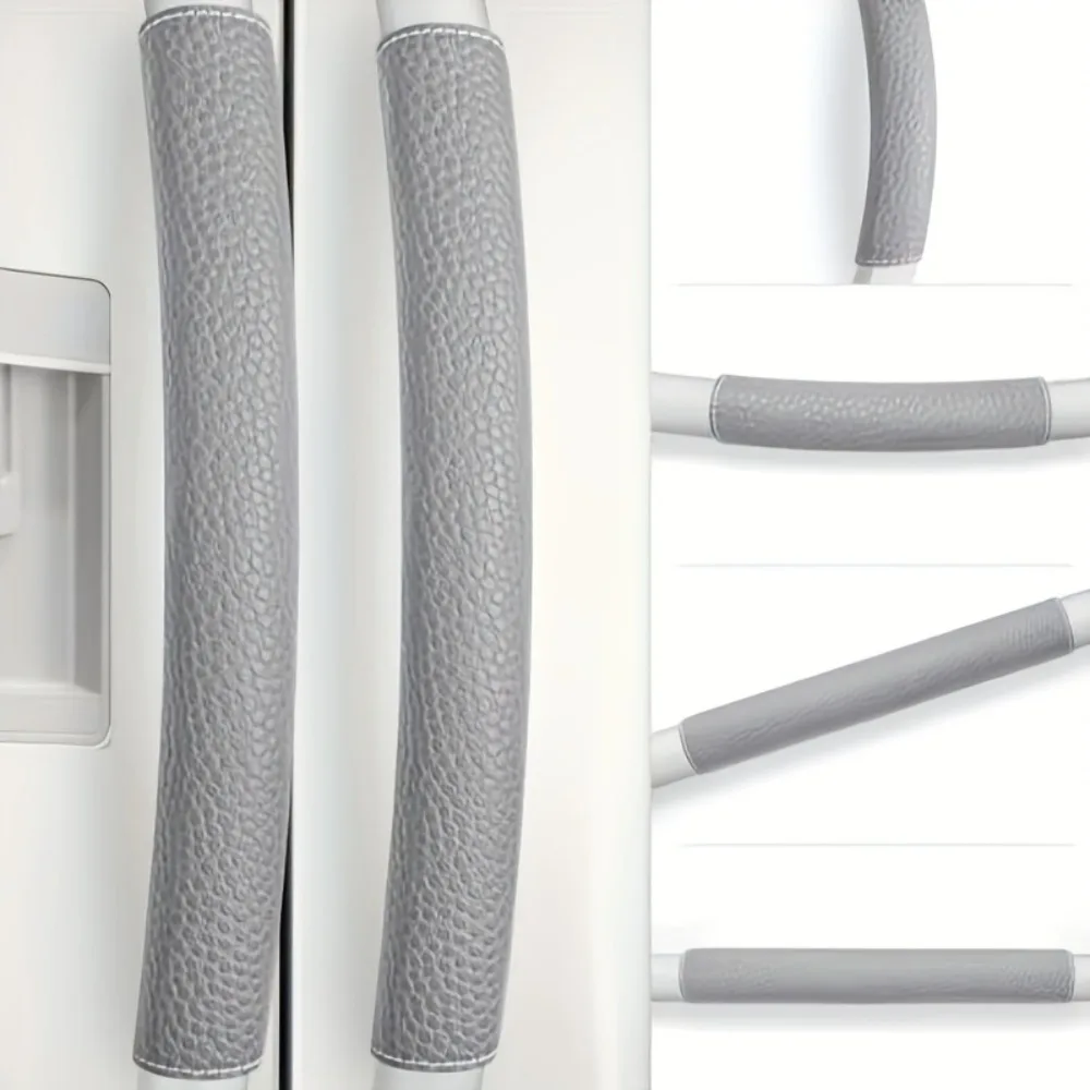 Kunstleder Küche Kühlschrank Türgriff Abdeckungen Mikrowelle Anti Slip Abdeckung Spülmaschine Anti Kollision Abdeckung Wohnaccessoires