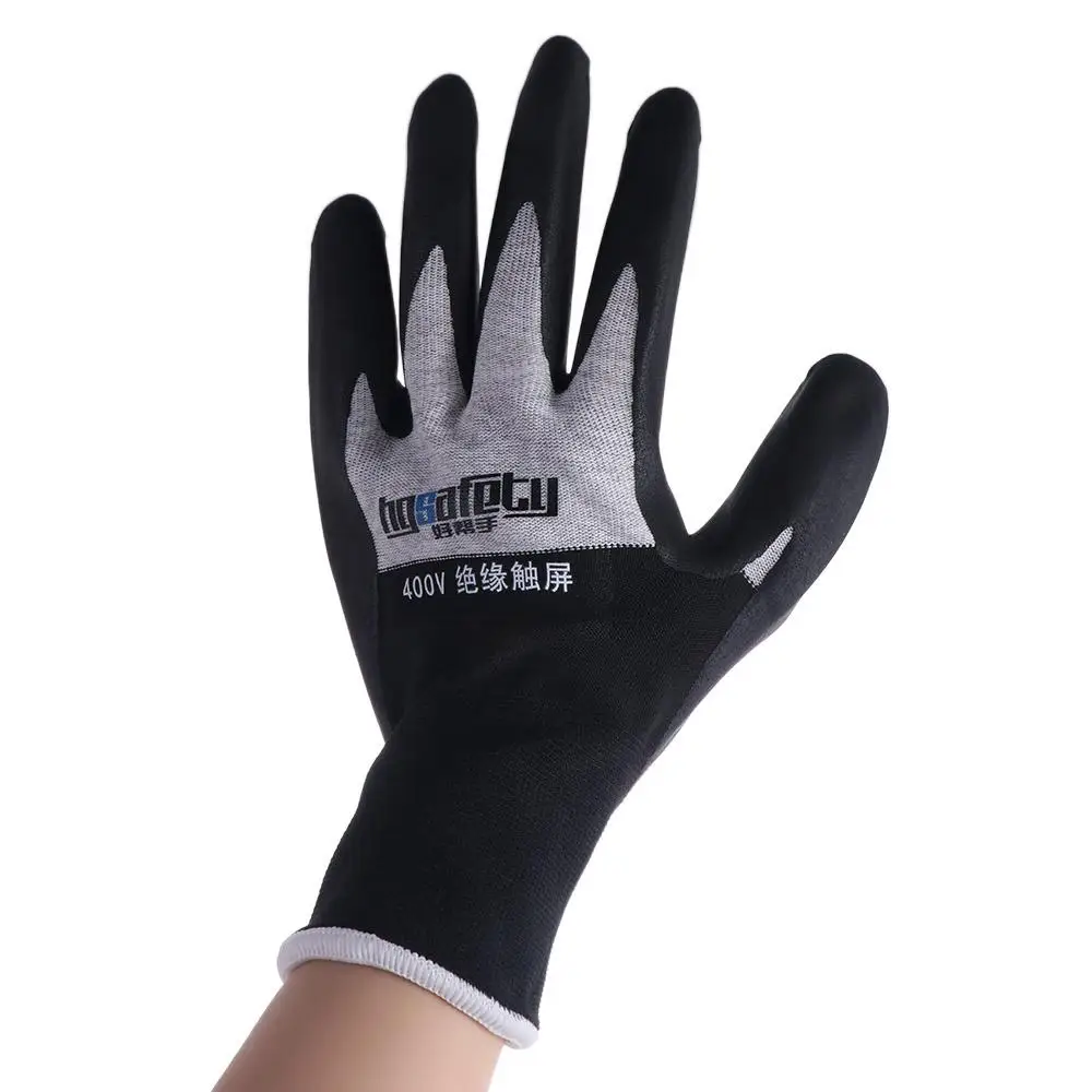 Withstanding Voltage 400V/500V Electrical Insulating Gloves Oil Proof Touch Screen Anti-Electricity Gloves Safety Ultrathin
