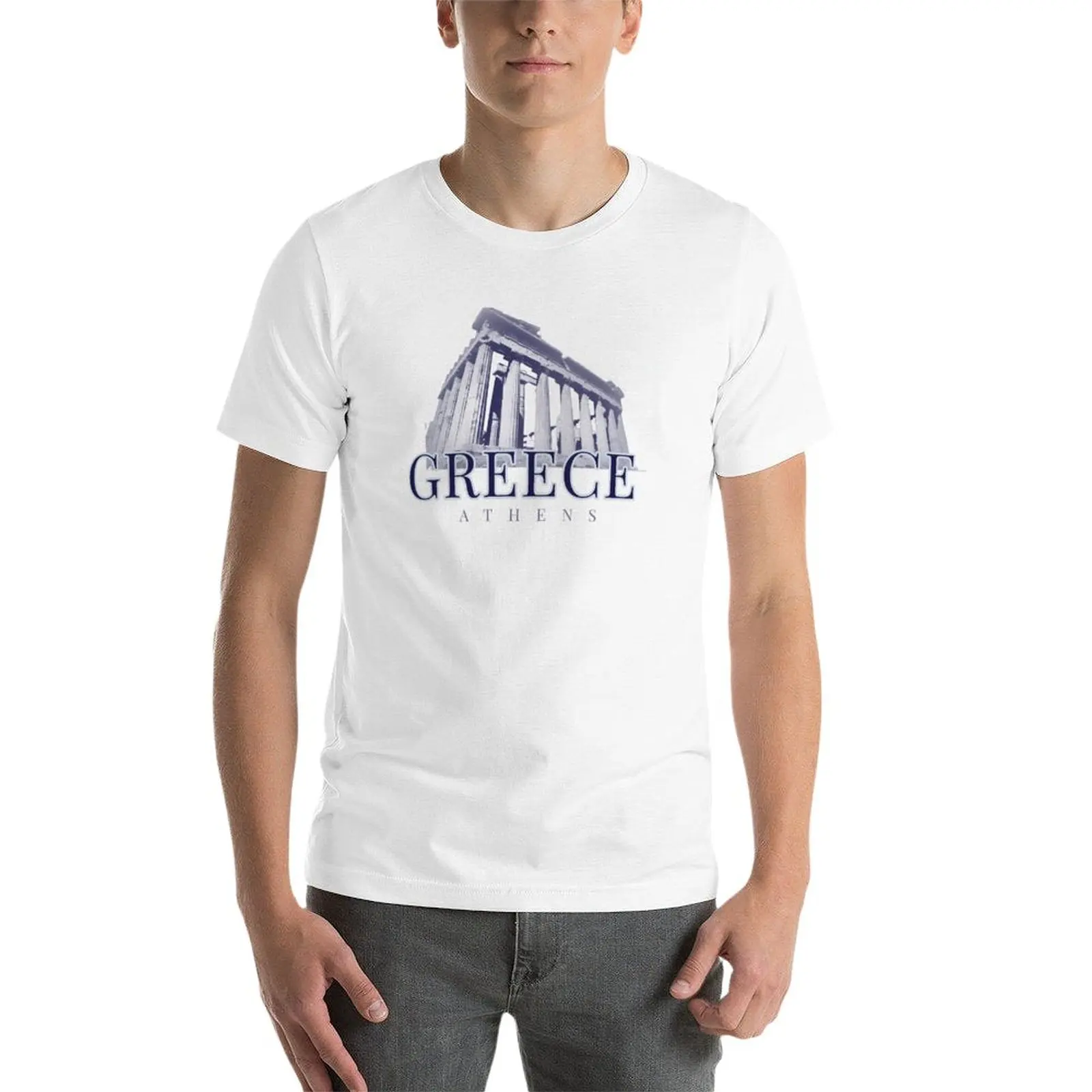 New GREECE - ATHENS - ACROPOLIS - TRAVEL - GREECE LOVE T-Shirt Short sleeve tee cute tops tees men clothing