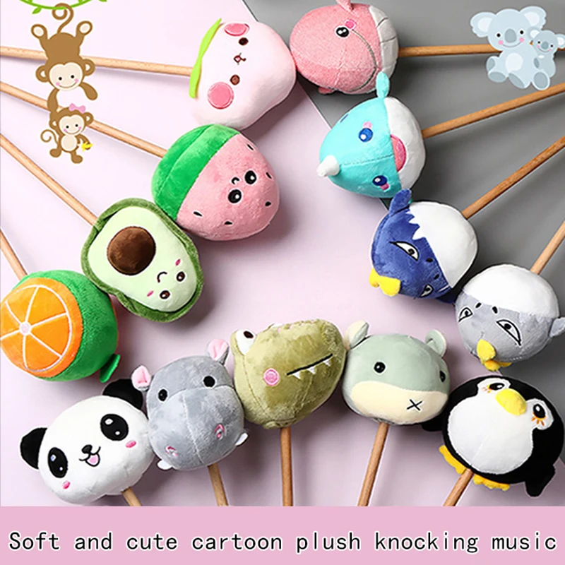 Body Relaxing Massager Hammer Hand-held Back Beater Cartoon Cute Plush Small Massage Hammer Shoulder Legs Hitting Hammer Stick