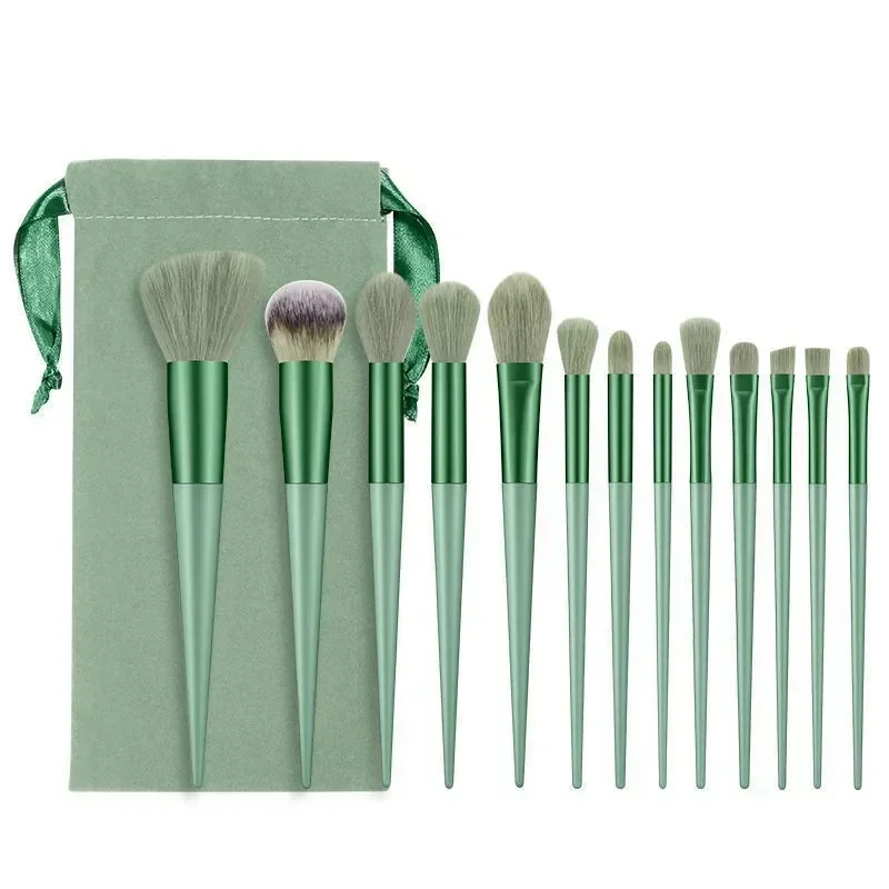 13 PCS Makeup Brushes Set Eye Shadow Foundation Women Cosmetic Brush Eyeshadow Blush Powder Blending Beauty Soft Make Up Tools