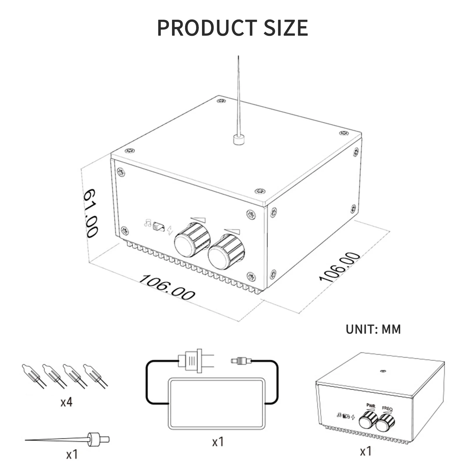 Bluetooth Music Tesla Coil, Touchable Artificial Lightning Spark Gap Arc Generator, Desktop Toy Arc Plasma Wireless Transmission