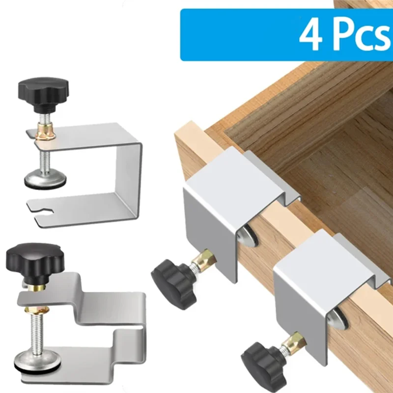 

C Clamp Cabinet Hardware Jig Drawer Fixing Clip For Install Door Drawer Flexible Woodworking Tools