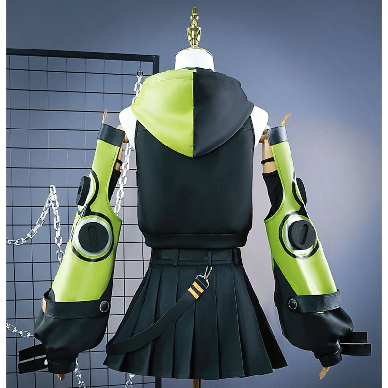 ROLECOS Game Zenless Zone Zero Anby Demara Cosplay Costume Anby Demara Women Uniform Cos Halloween Party Outfit Fullset