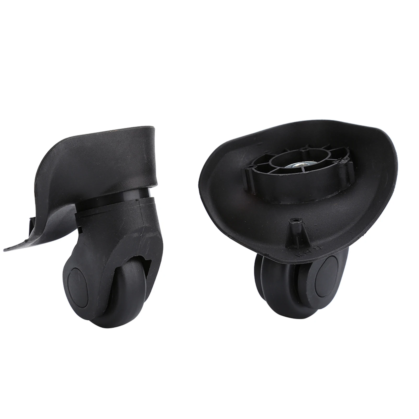 수하물 바퀴 2개/세트 PVC 수하물 바퀴 교체용 싱글 롤러 여행가방 교체용 바퀴 수하물 액세서리