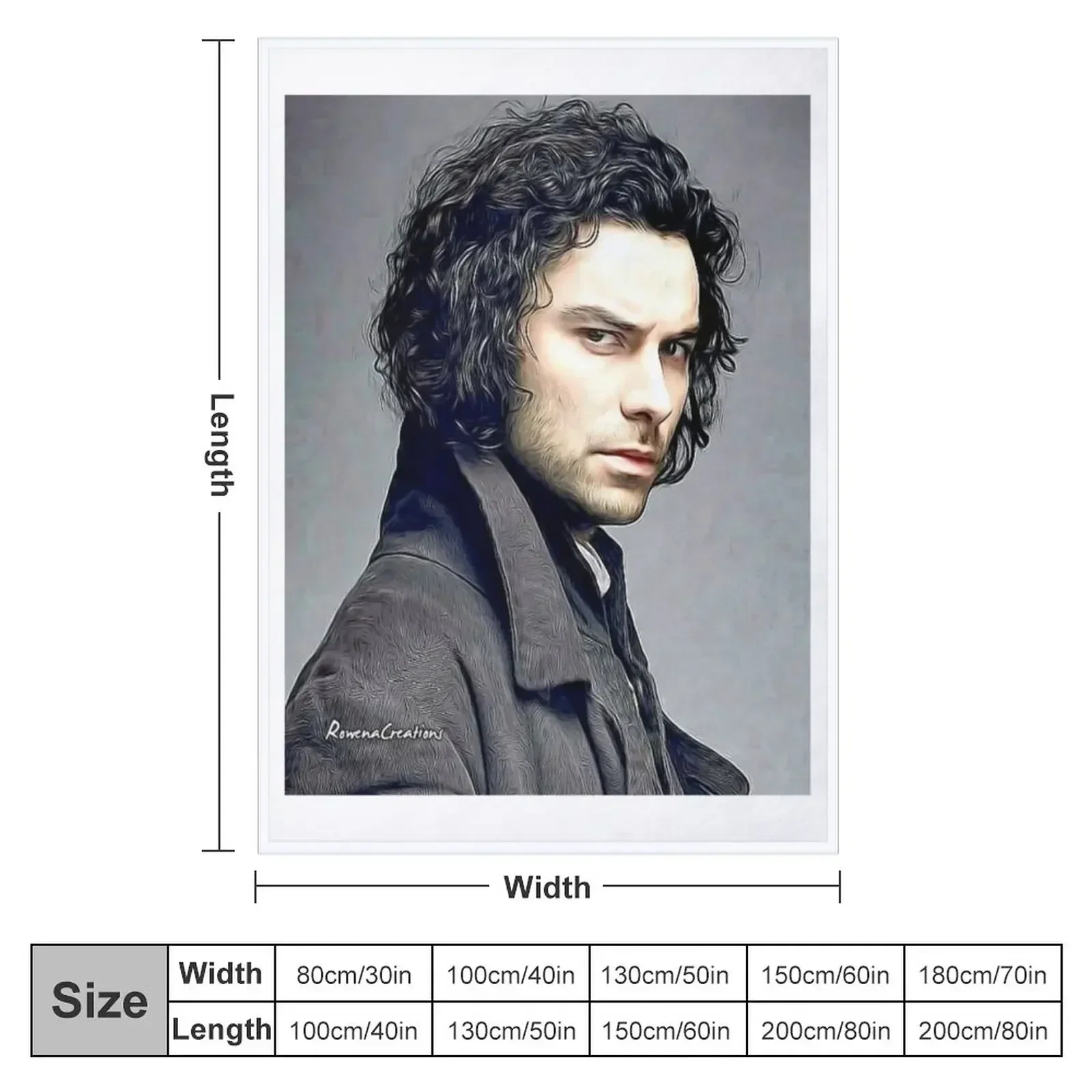 Aidan Turner Throw Blanket Tourist sofa bed Plush funny gift Blankets