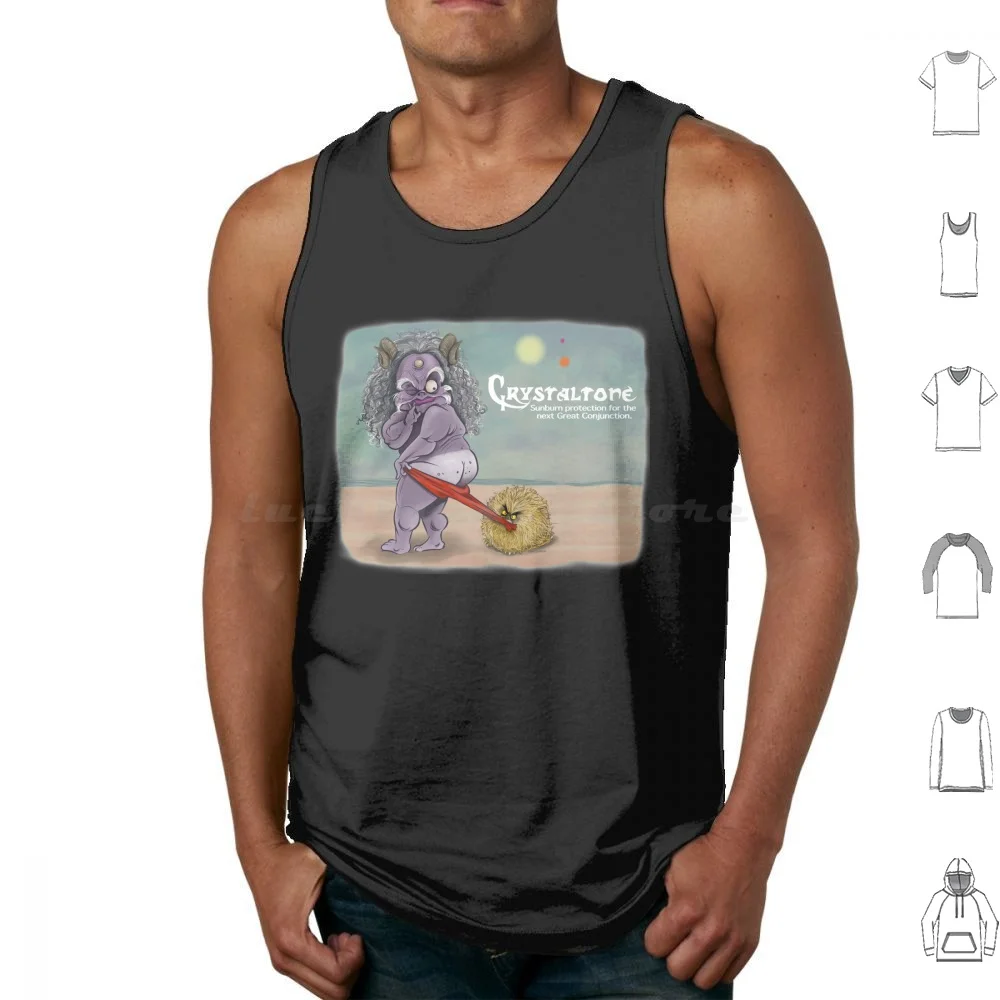 Crystaltone-Sunburn For The Next Great Conjunction Tank Tops Vest Sleeveless Aughra Fizzgig Parody Henson