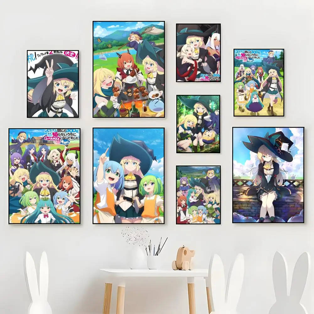 Pastoral I-I've Been Killing Slimes for 300 Years Isekai Art Poster Premium For Living Space Home Bar Cafe Wall Decor & Gift