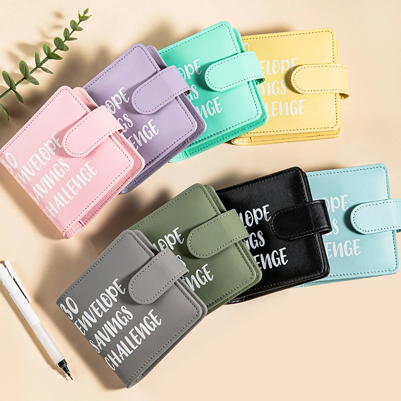 مظاريف قابلة لإعادة الاستخدام لتحدي توفير المال، أكياس توفير تحدي المغلف لمدة 30 يومًا