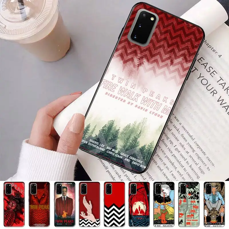 Welcome To Twin Peaks Phone Case for Samsung S20 lite S21 S10 S9 plus for Redmi Note8 9pro for Huawei Y6 cover