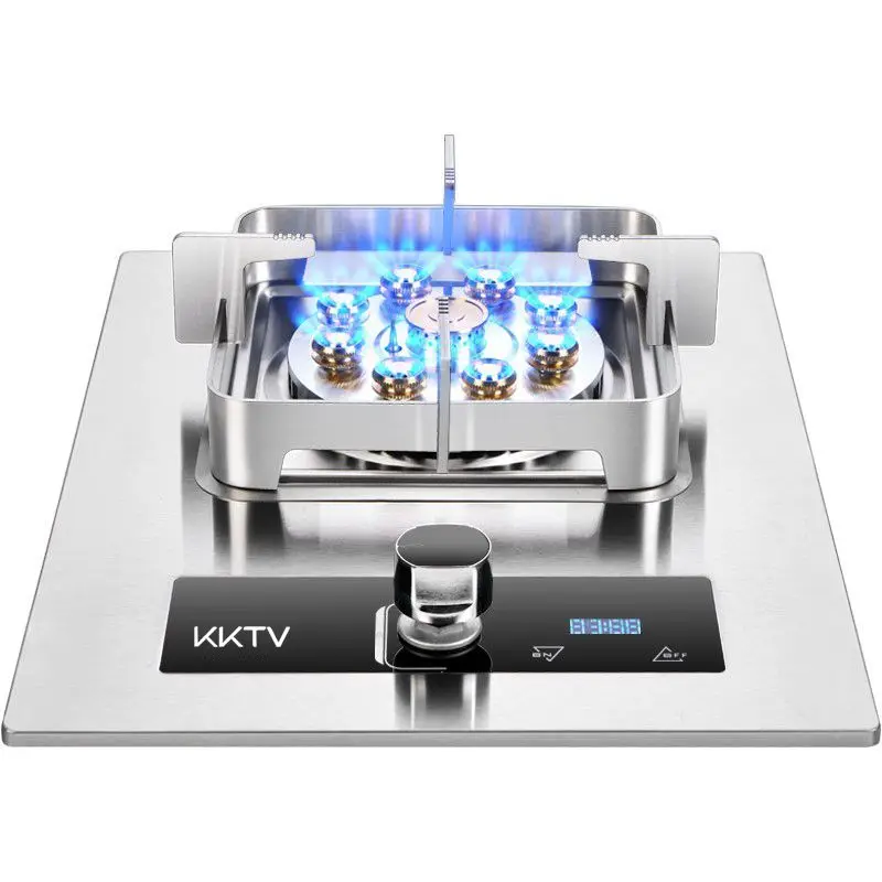 (ยี่ห้อ Konka Internet) เตาแก๊สในครัวเรือน เตาเดี่ยว ก๊าซธรรมชาติ โต๊ะแก๊สเหลว ฝังเตาอเนกประสงค์