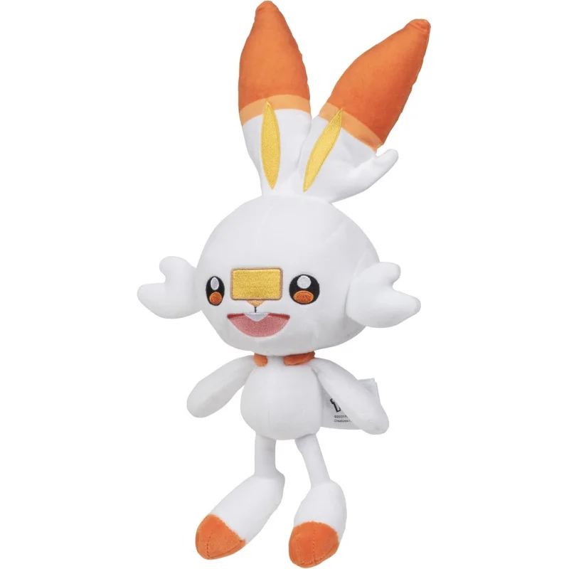 Pokémon Scorbunny Plush anime figures Soft Stuffed Animal Bunny Toy Christmas Gift for children