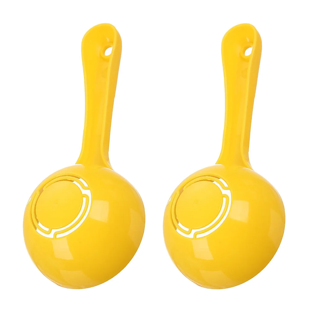 

Serving Rice Spoon Scoops Sushi Spatula Round Large Cook Yellow Plastic Scoopers for Food