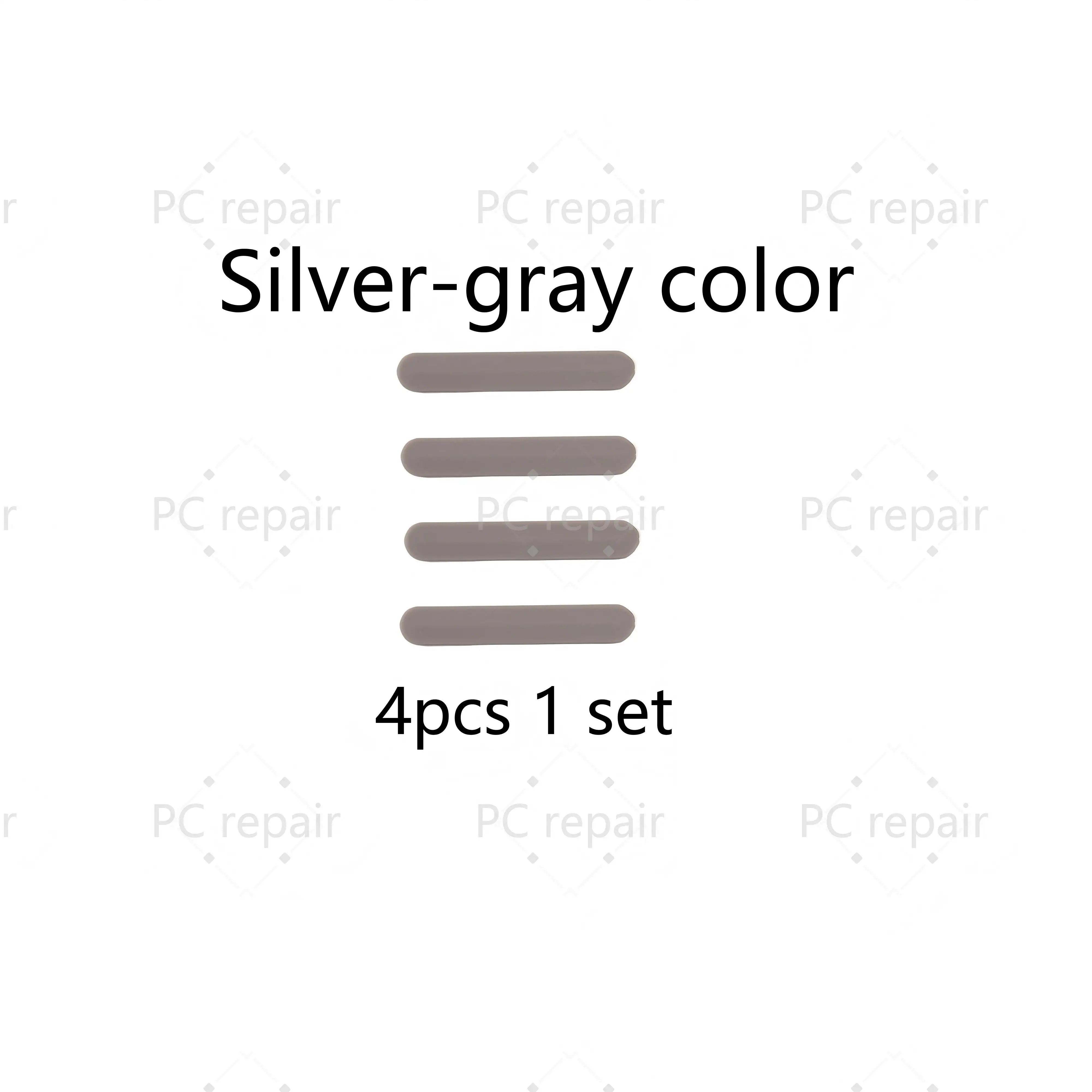 Rubber Pad For HP Pavilion 14 X360 14-CD 14-CD1055CL 14m-cd TPN-W131 Black/Silver-gray 4pcs rubber feet repair 44x7.4x1.7mm