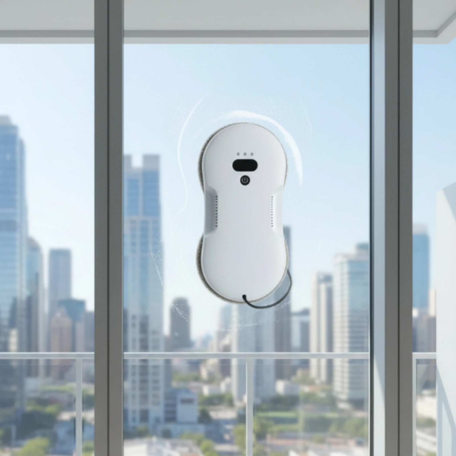 Window Cleaning Robot Hands-Unrestricted Robotic Window Cleaner Robot with Controller Control Intelligent Navigation Triple