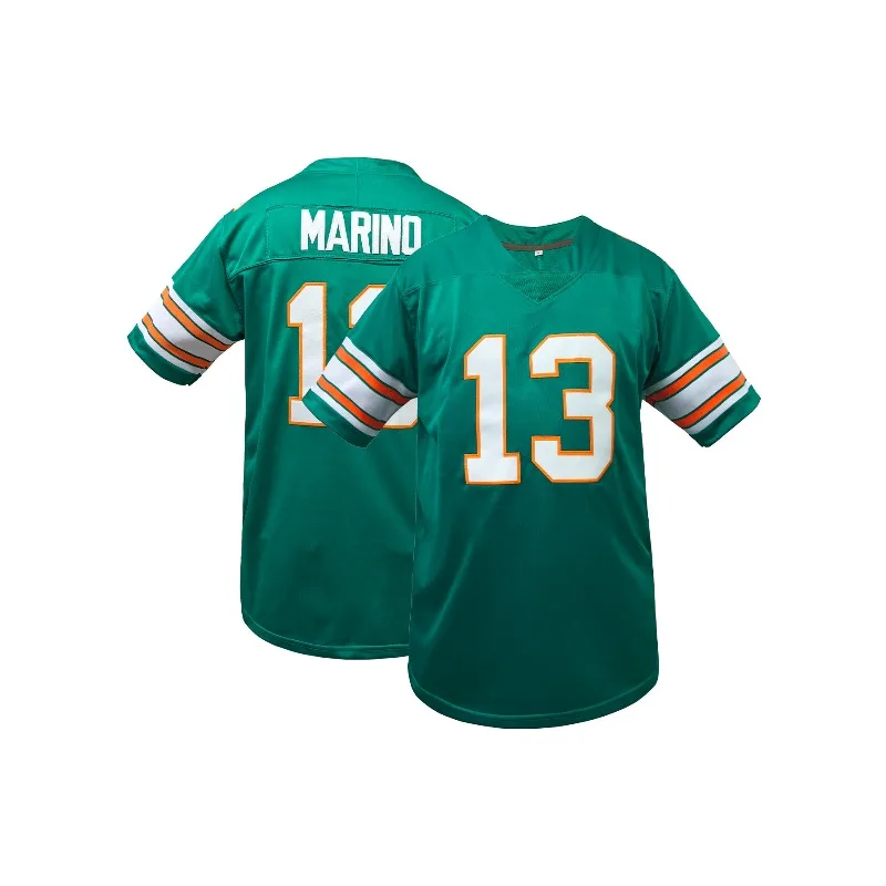 تي شيرت رجالي مطرز لكرة القدم جيرسي قابل للتنفس برقبة على شكل حرف V من Miami Rugby Jersey بأكمام قصيرة للتدريب والمنافسة ملابس رجالية