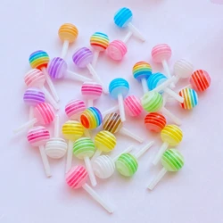 40Pcs New Mini Lollipop Resina Scrapbooking DIY Jóias Artesanato Decoração Acessórios