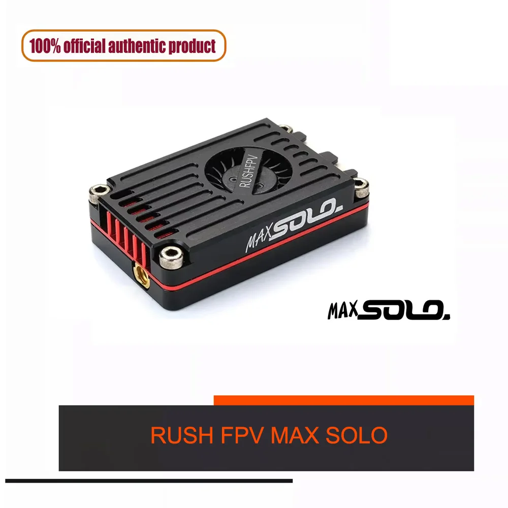 RUSHFPV RUSH TANK SOLO 5.8G VTX Video Transmitter CNC Shell 48CH 1.6W High Power Built-in Microphone For RC FPV Racing Drone