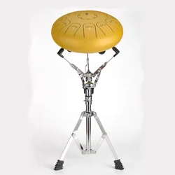 Portable Hand Drum Stand Metal Fold Shelf Mini HandPan Steel Tongue Drum Shelf Accessory Stand Drum Pad Shelf Snare Drum Bracket