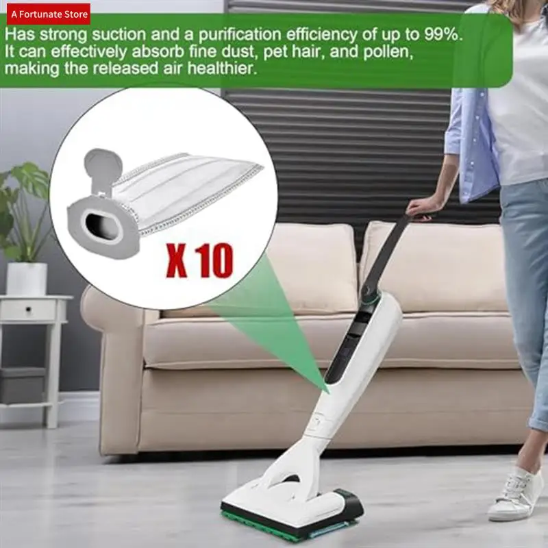 

Мешки для пыли для Vorwerk Kobold FP7 VK7 EB7, мешки для пылесоса большой емкости, комплект аксессуаров