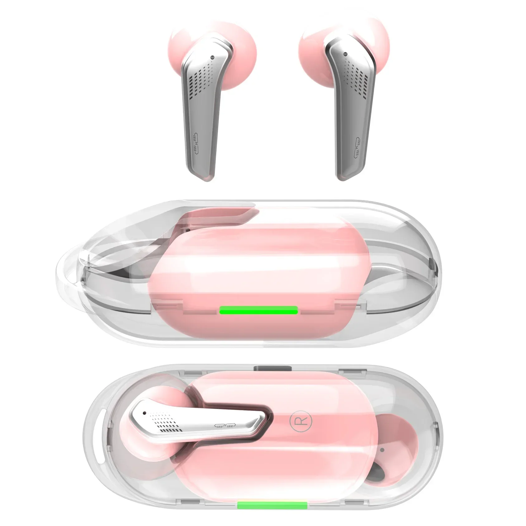 

Wireless Earbuds, Bluetooth 5.3 Earbuds Stereo Bass, in-Ear Noise Cancelling Mic, Earphones IP7 Waterproof Sports, 30H Playback.