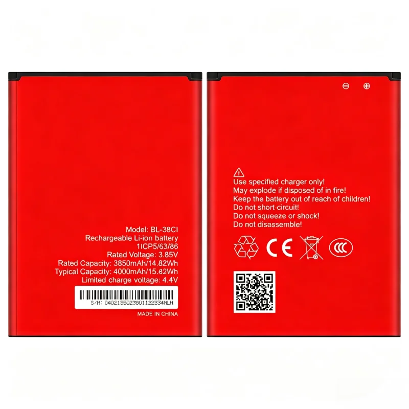 4000MAh The New BL-38CI Is Suitable for Itel Transsion A05S/A49/A58 Pro/A58 Mobile Phone Battery 4000mah Lasting Battery Life