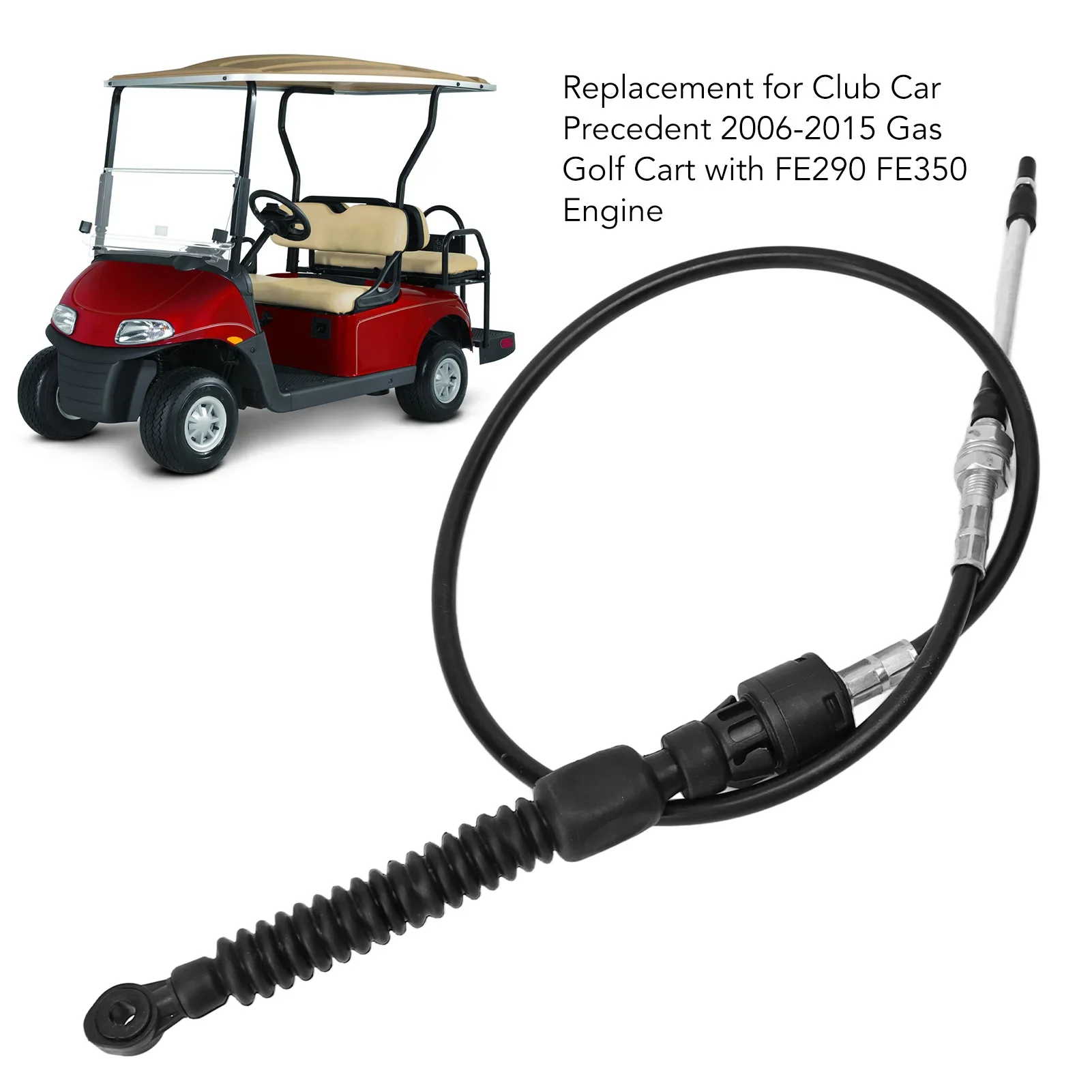 Transmission Shift Cable103379601Forward Reverse Gearbox Cable Replacement forClub Car Precedent 2006‑2015 with FE290 350 Engine